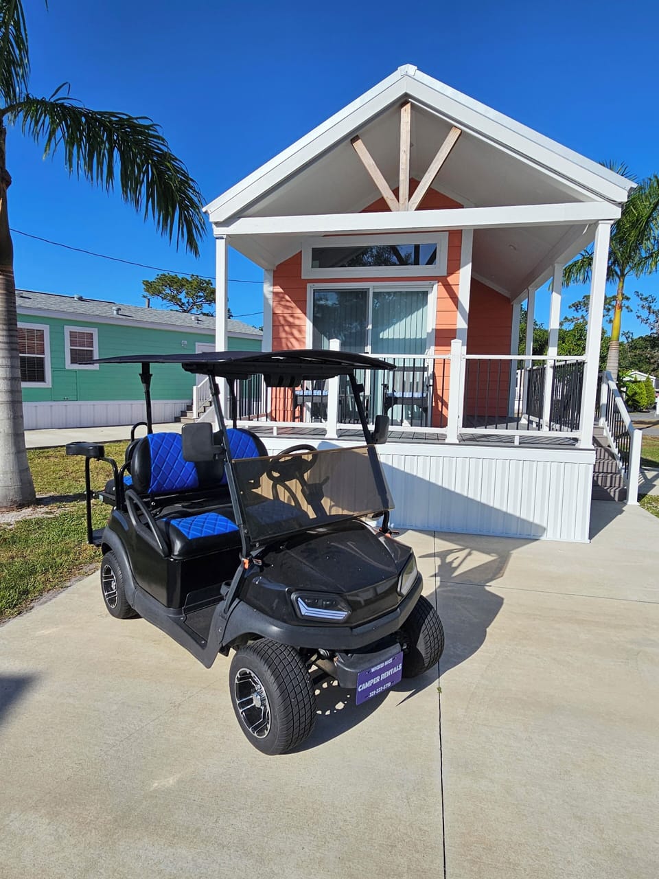 Golf Carts use with House
7 nights or more @ $5/nt 
Less than 7 nights @ $10/nt
