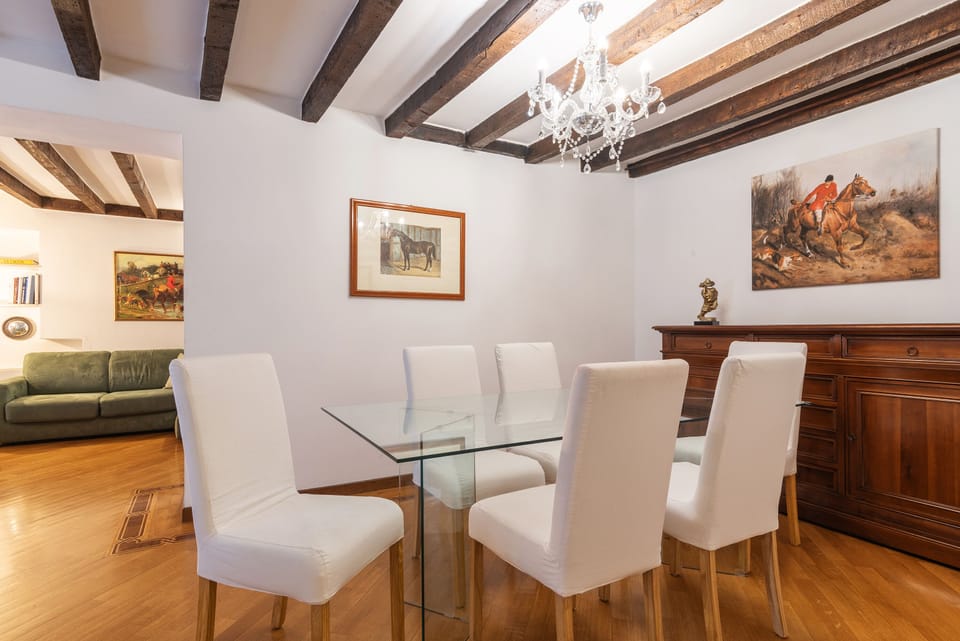 Apartment | Living area | 36-inch flat-screen TV with cable channels