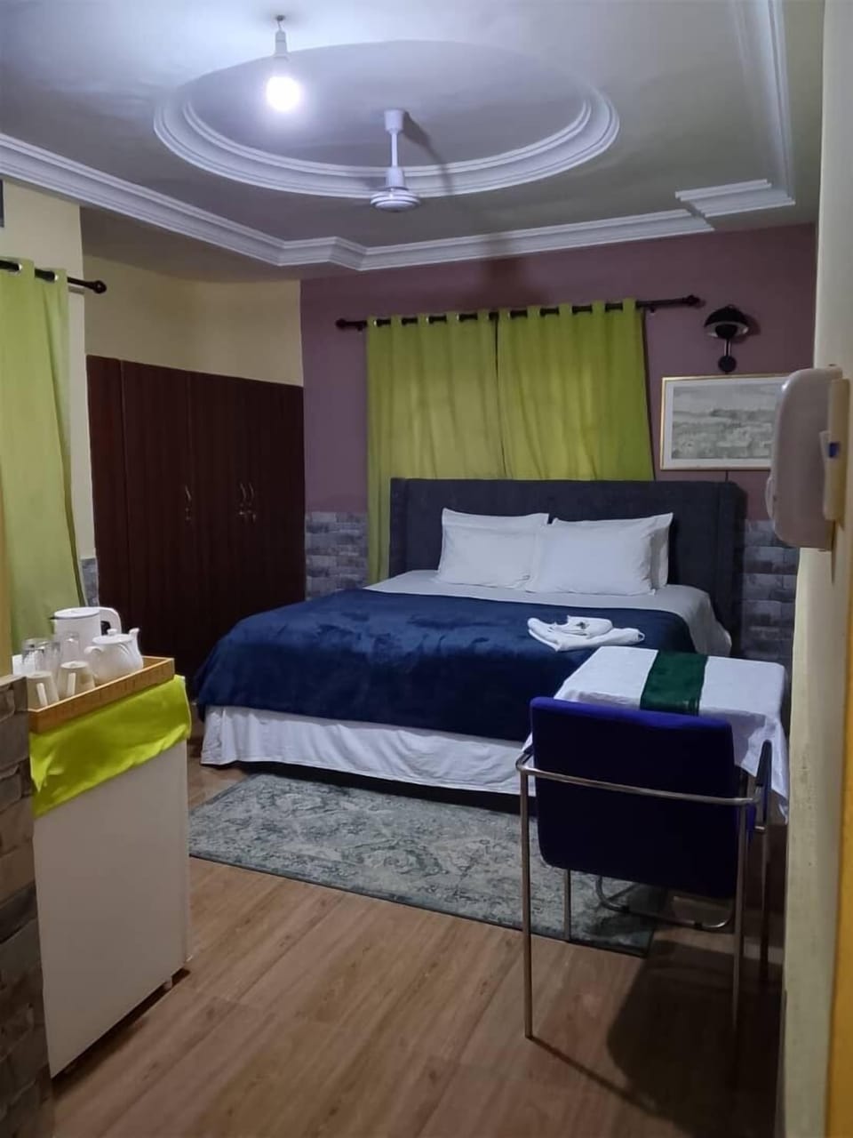 Iron/ironing board (on request), WiFi (free), individually decorated