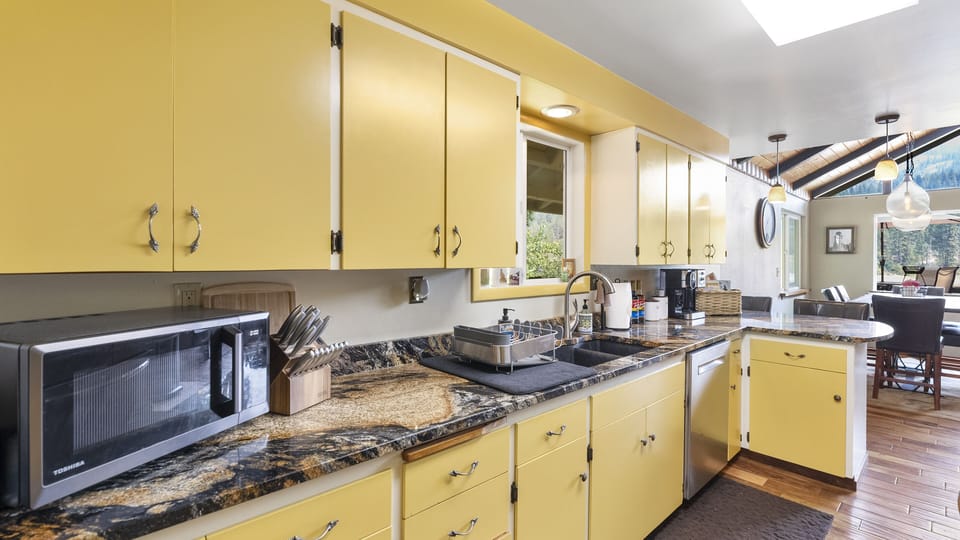 Kitchen stocked with everything you’ll need