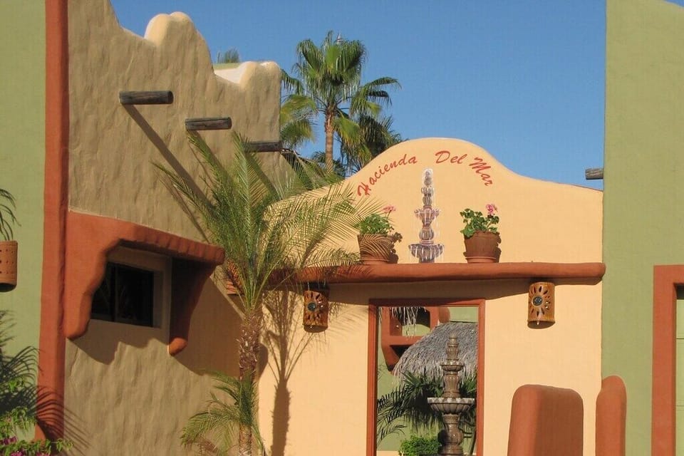 Entrance to the private courtyard