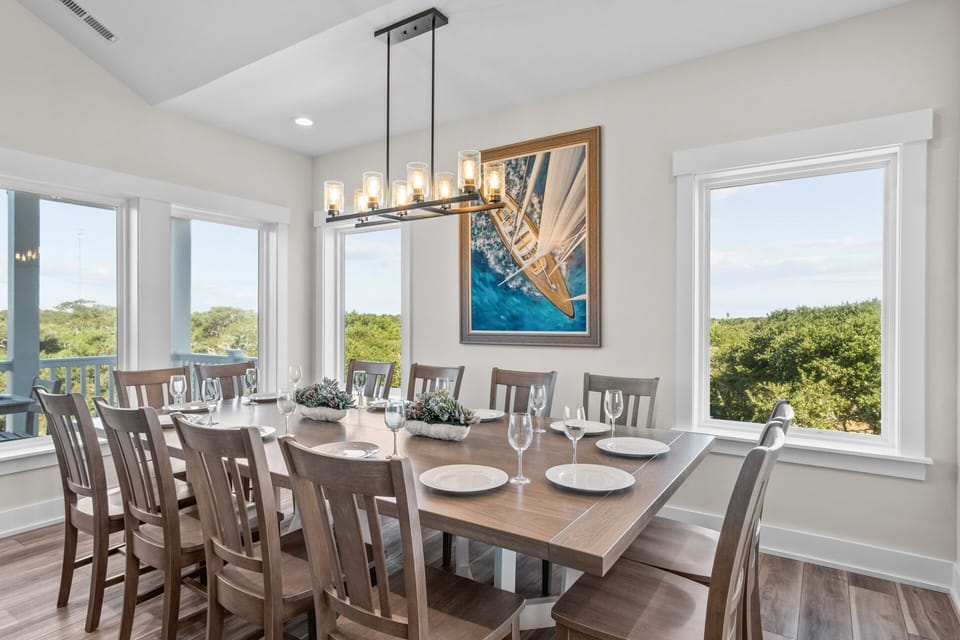 Surf or Sound Realty - 1161 - Blue Dolphin - Dining Area -1