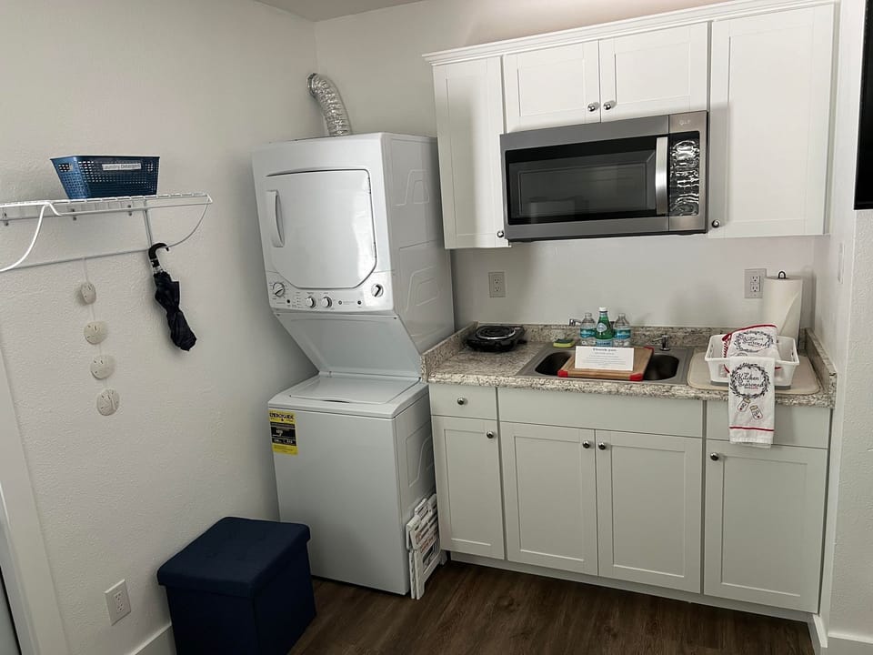 kitchenette and laundry