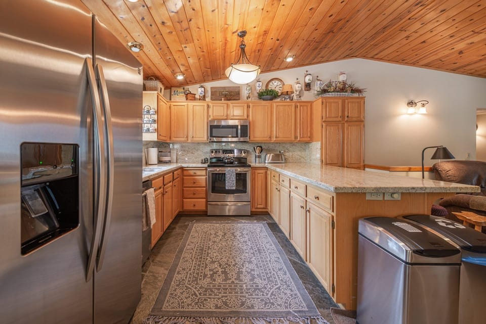 Upstairs kitchen