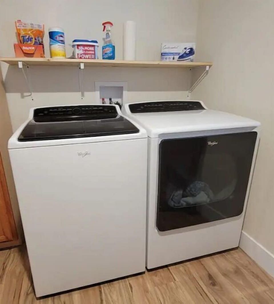Our laundry room is available for your use. 