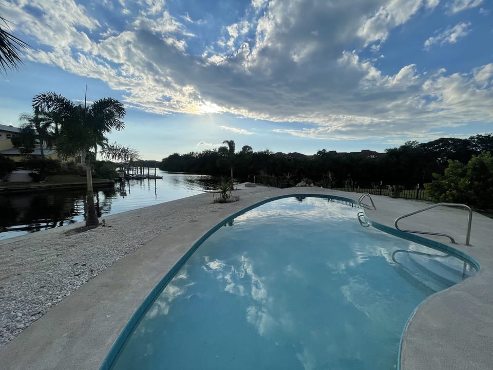 Pool on channel out to Tampa Bay