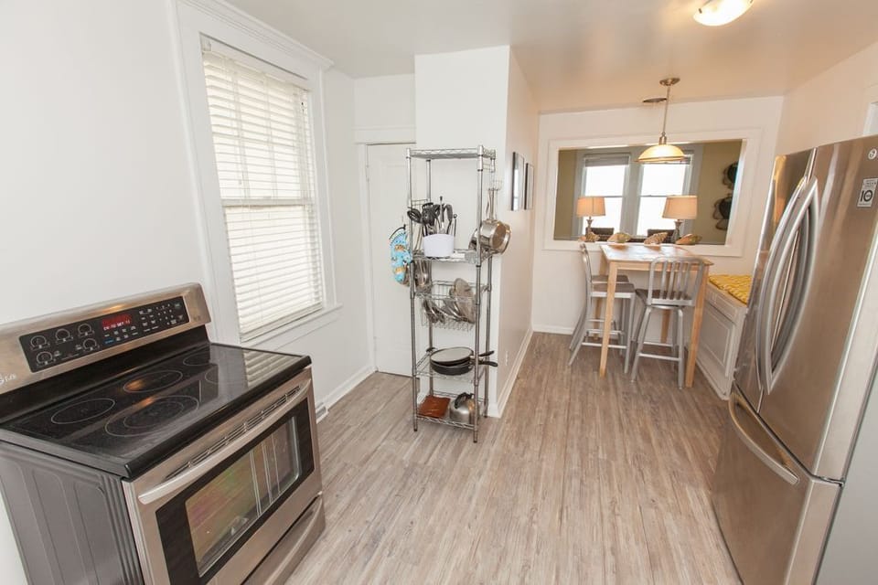 First Floor
Kitchen with stainless steel appliances