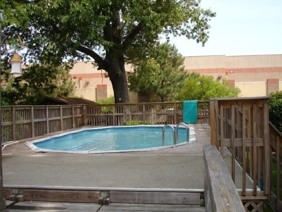 Pool with deck