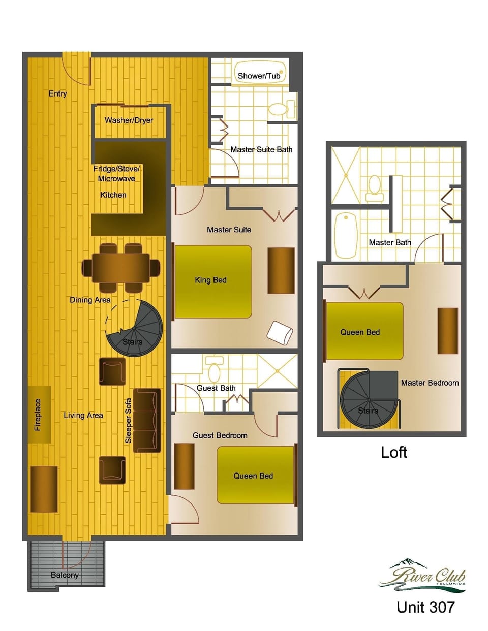 Condo, 3 Bedrooms | Floor plan
