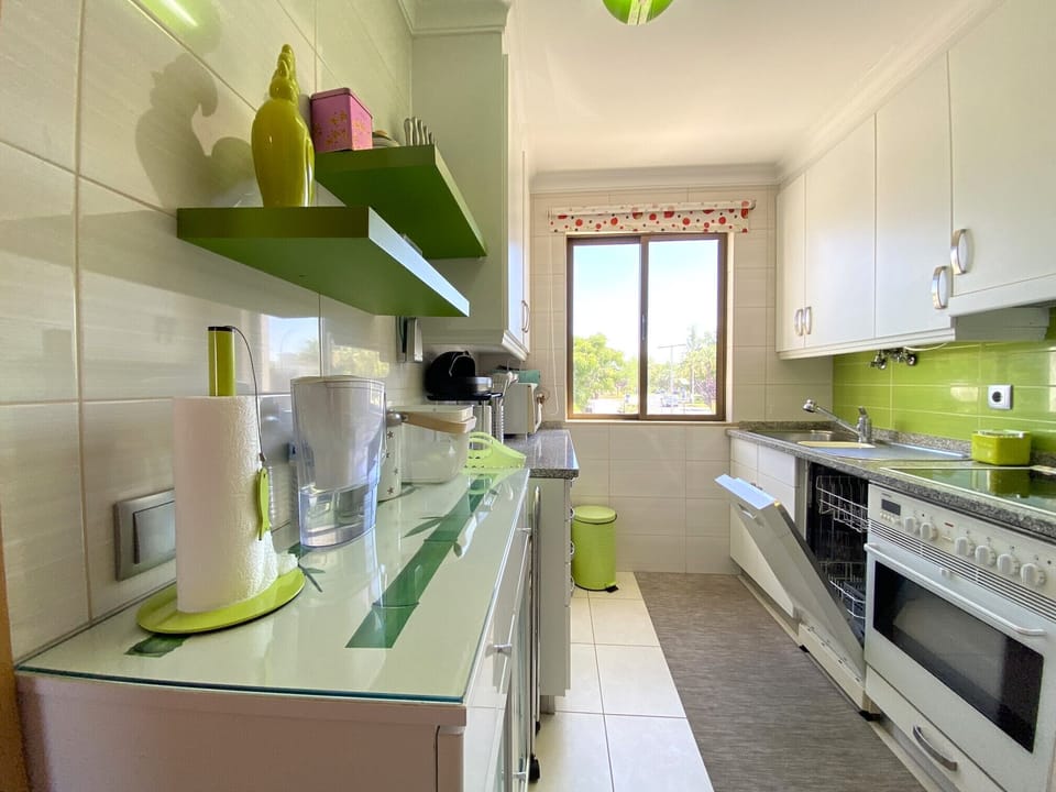 Apartment, 1 Bedroom, Pool Access | Private kitchen | Microwave, oven, dishwasher, coffee/tea maker
