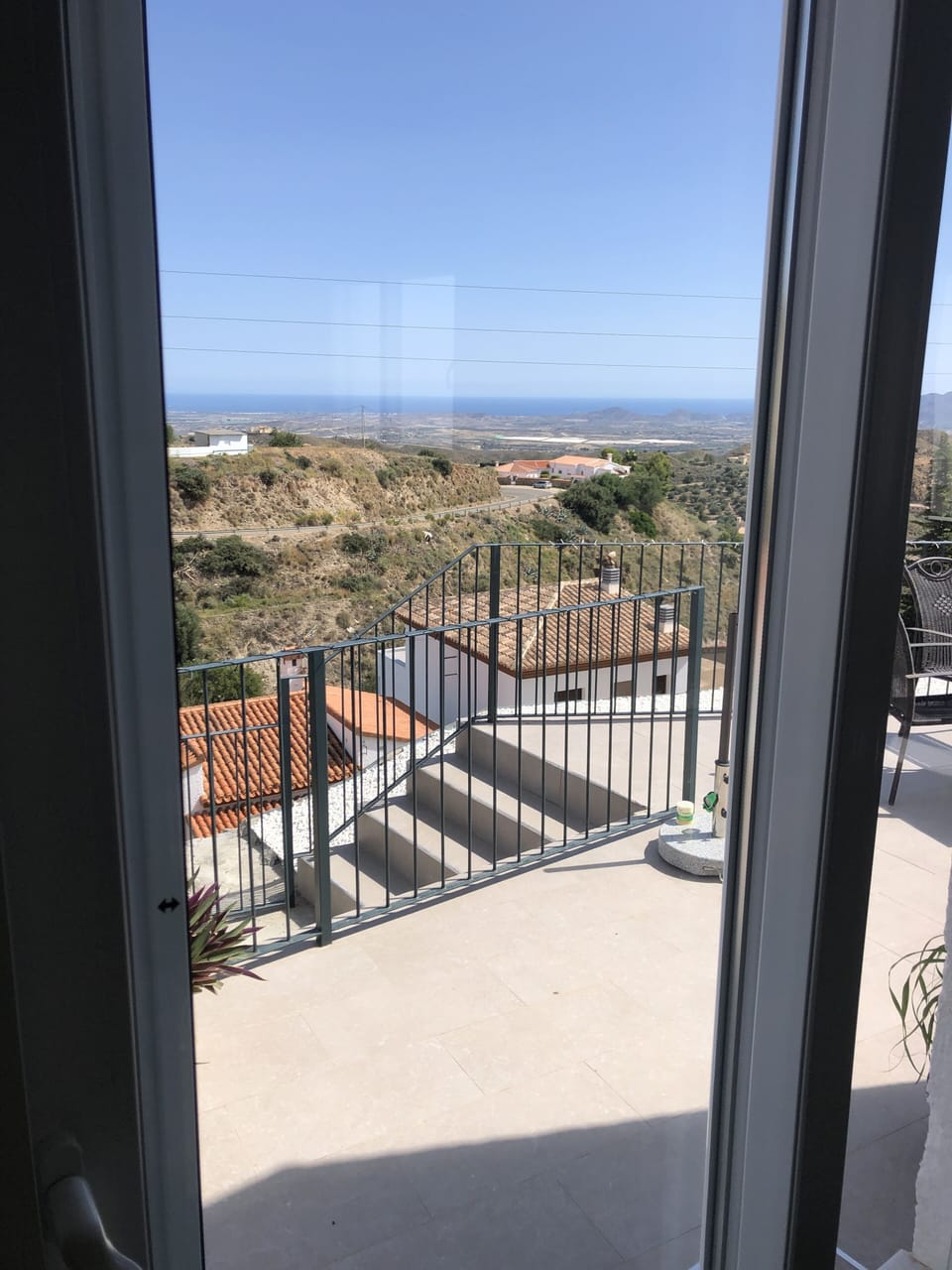 View from lounge patio doors