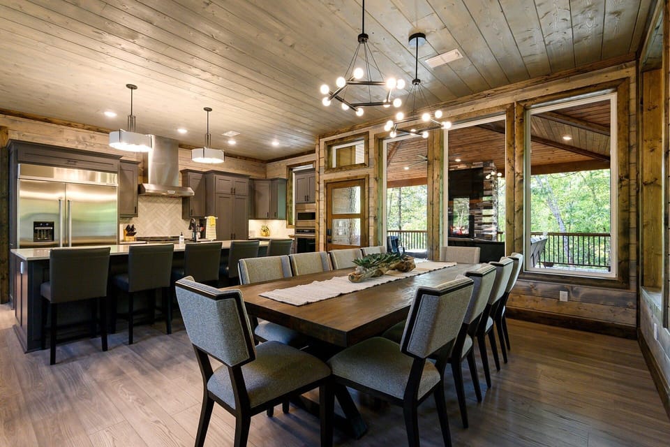 Indoor dining area