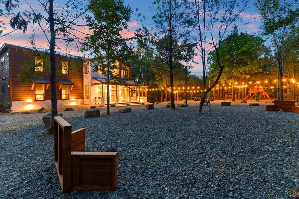 Lots of outdoor activities for the kids and adults, even at night under lights!