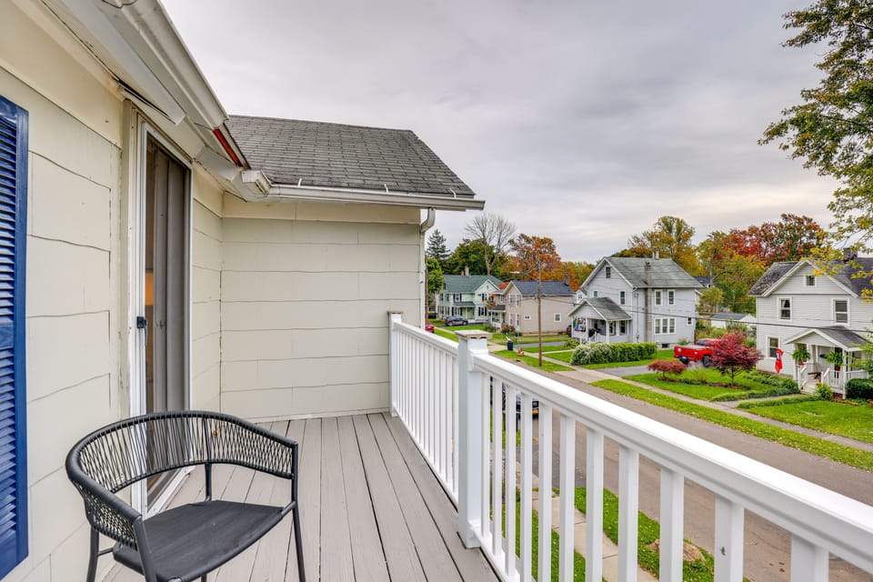 Balcony | 2nd-Floor Apartment | Pet Friendly w/ Fee