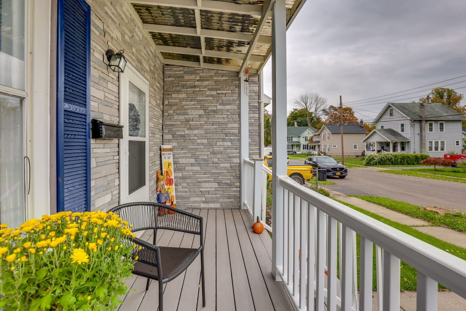 Covered Porch | 1st-Floor Apartment | Pet Friendly w/ Fee