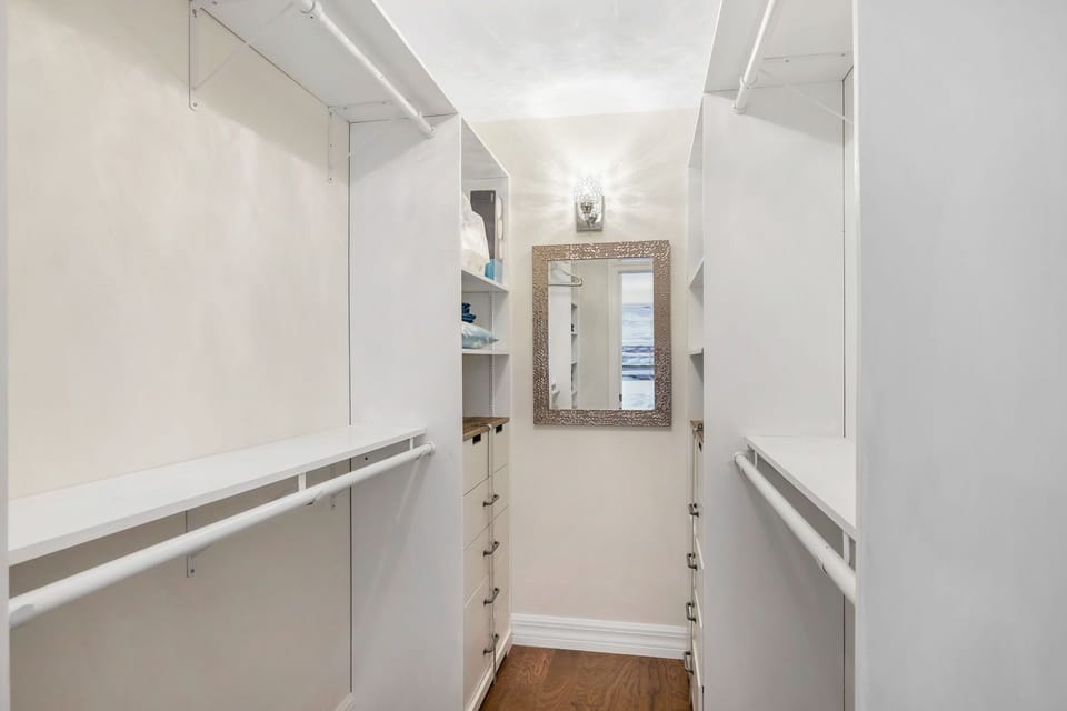 Master bedroom closet