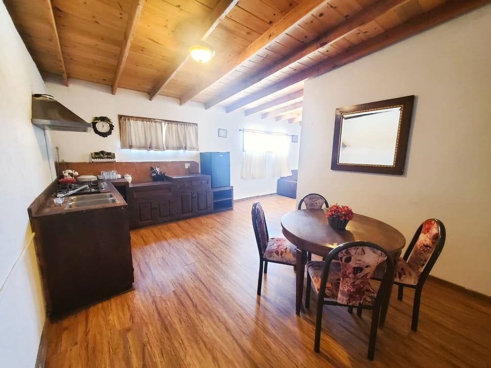 dinning table and kitchen