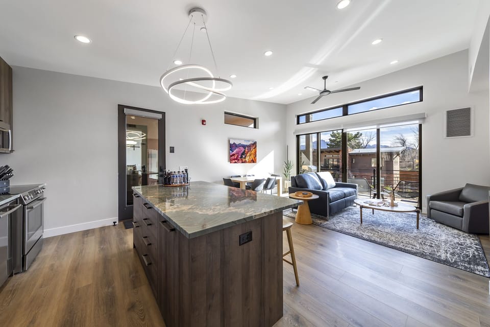 Kitchen and Living room