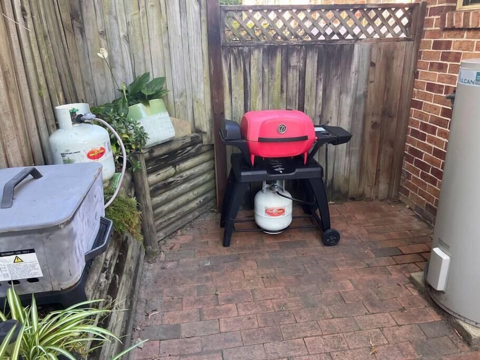 Patio with 2 BBQ options