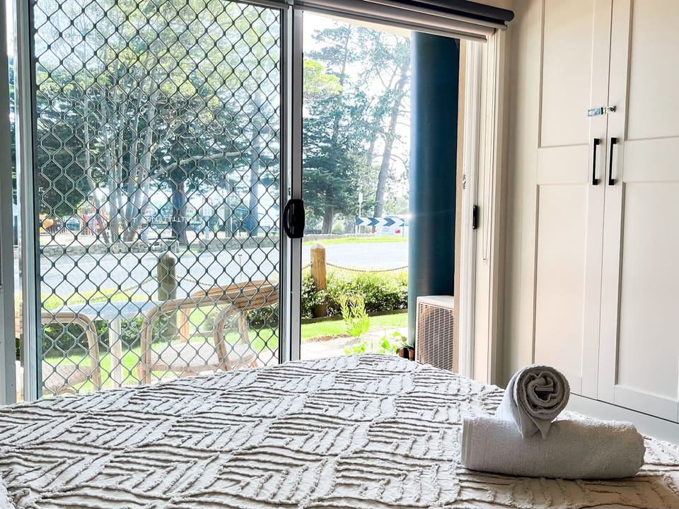 Main bedroom to outside patio