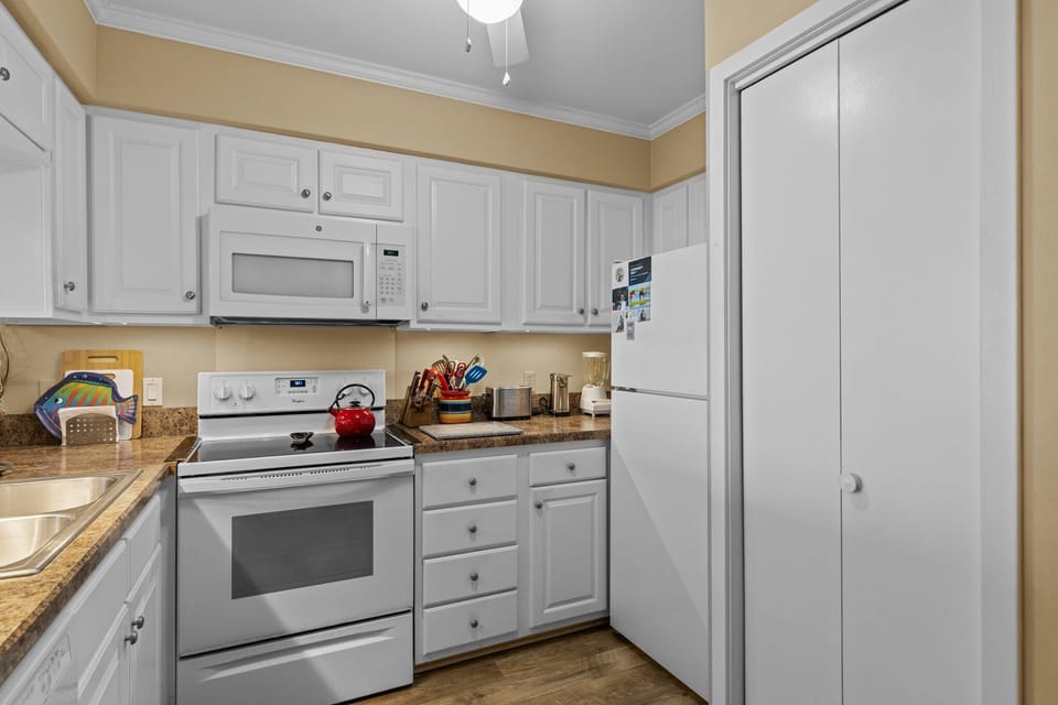 Kitchen Area Well Stocked  For Cooking
