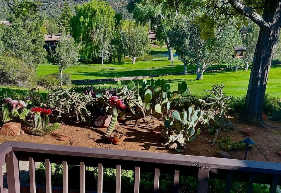 Gorgeous Golf Course view from the front Patio