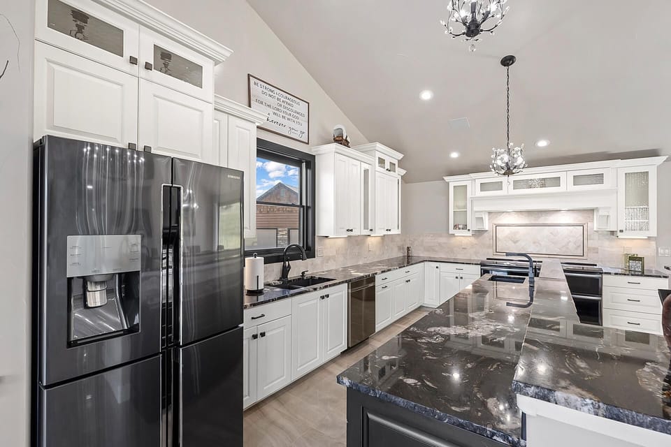 Upper-level kitchen