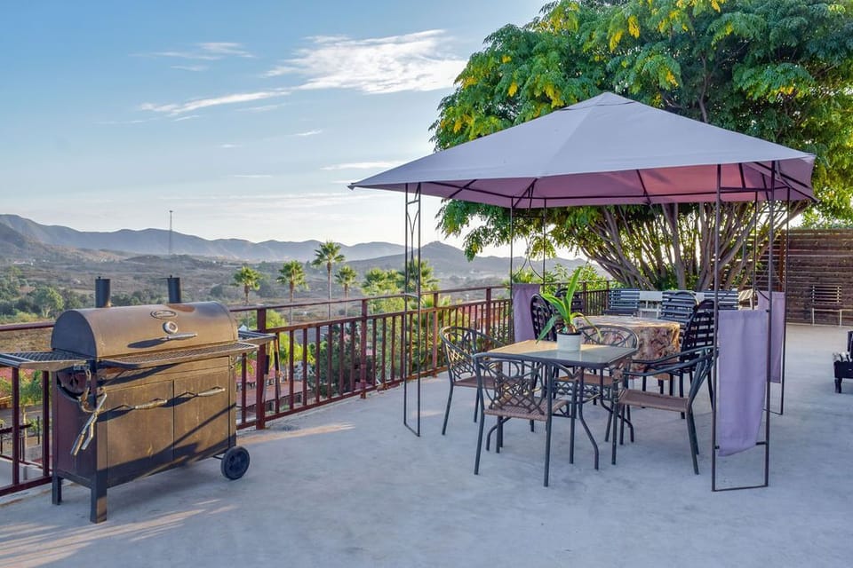 Beautiful view with your grill so you can enjoy a nice Carne Asada or BBQ