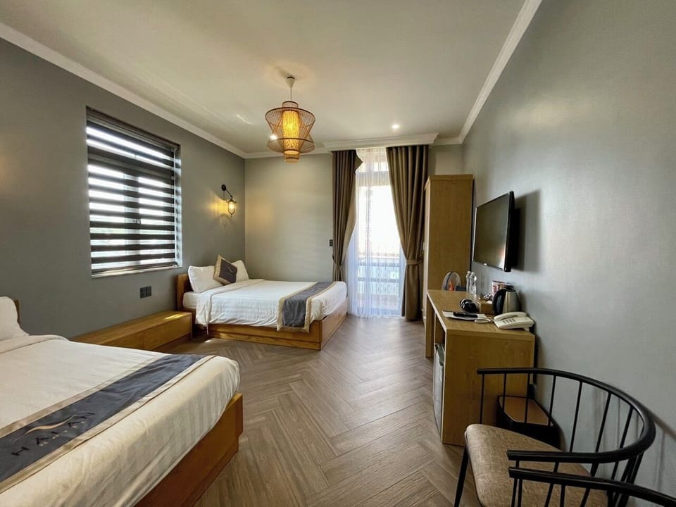 Standard Double Room | Premium bedding, down comforters, memory foam beds, desk
