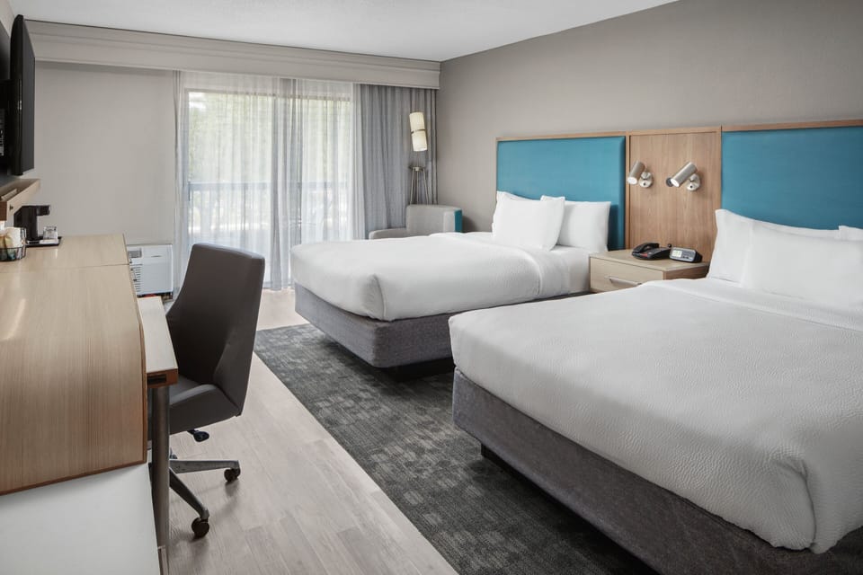 In-room safe, desk, laptop workspace, iron/ironing board