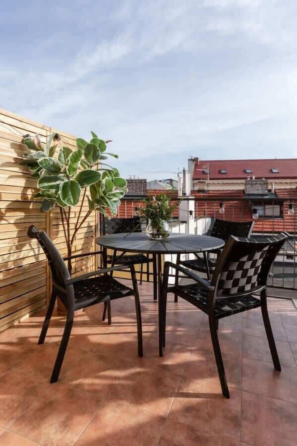 Dining table at the terrace
