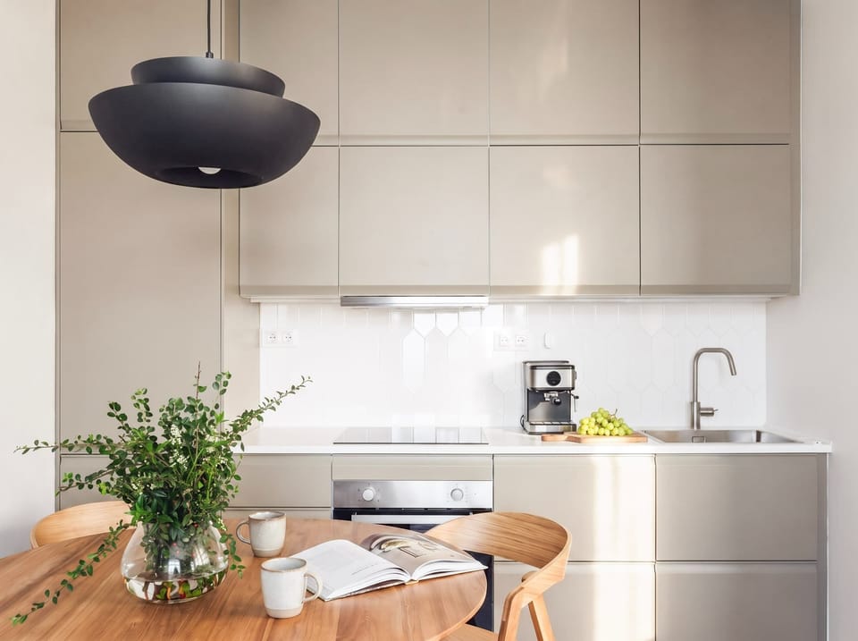 Fully equipped kitchen with everything you need for basic cooking - please, see the list of amenities