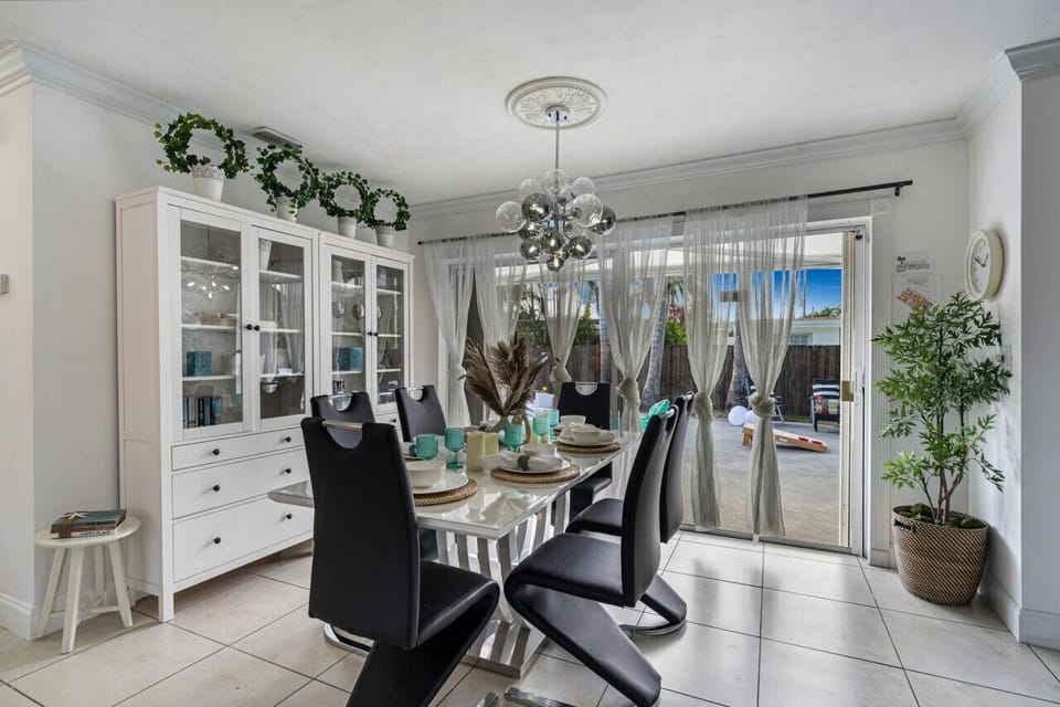Bright Dining Area with Patio Access | Perfect for Family Meals