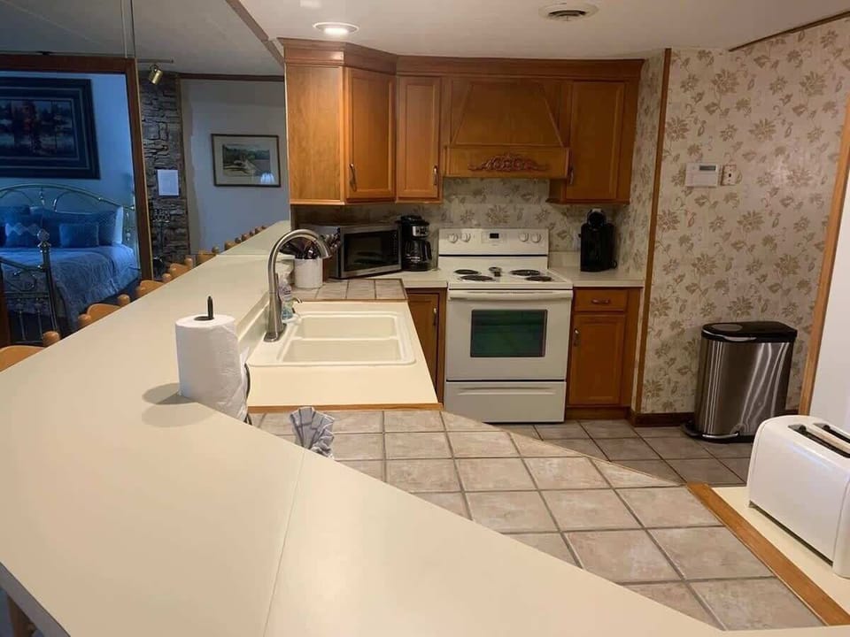 Bright and inviting, perfect for whipping up family meals with modern appliances!