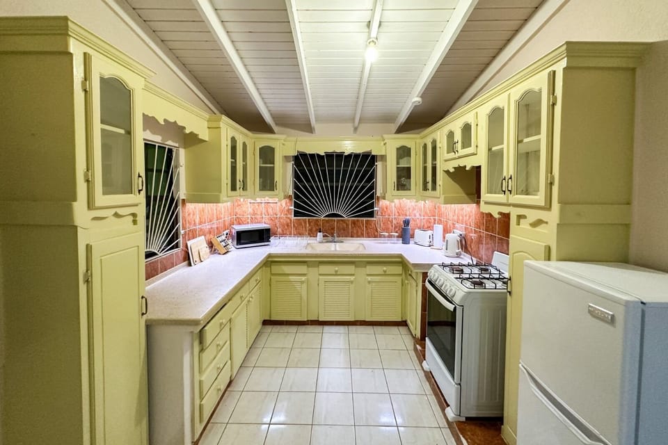 Large fully equipped kitchen