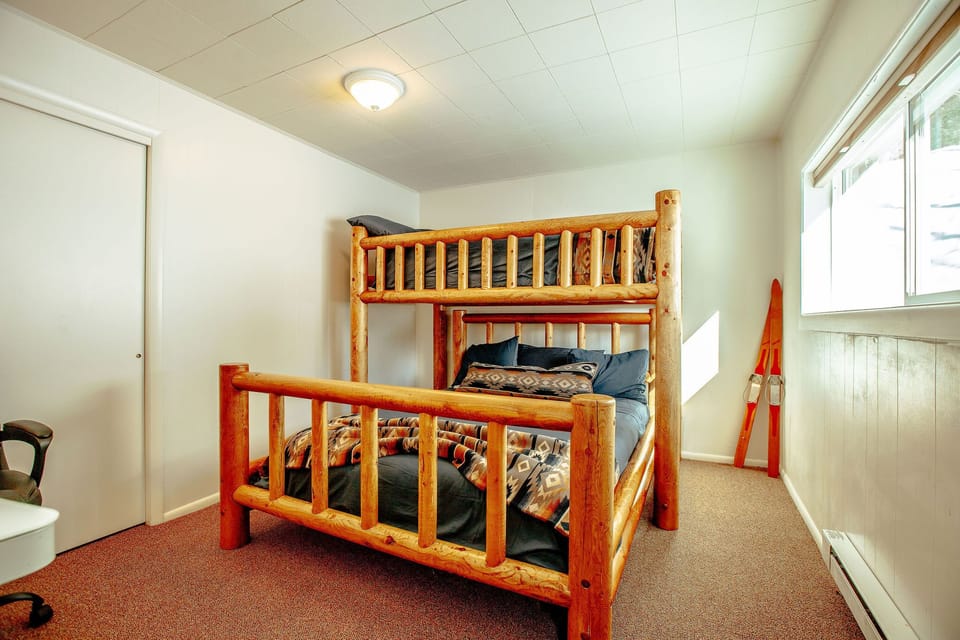 Downstairs Bunk Bedroom 2 - Twin over Queen Bunk Bed