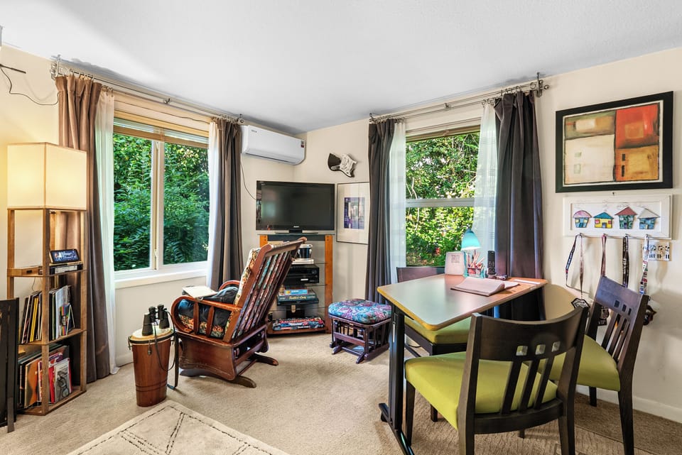 Another angle of the River Room — settle in and stay a while.