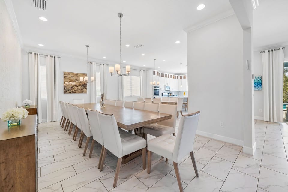 High ceilings and natural light fill this home with tranquility.
