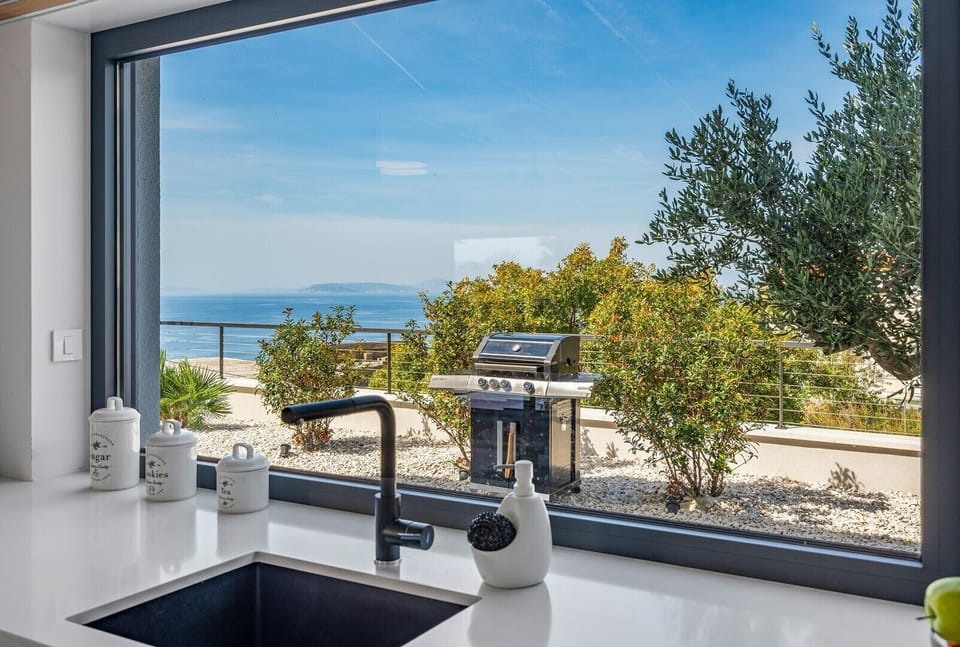 Sea view from the kitchen