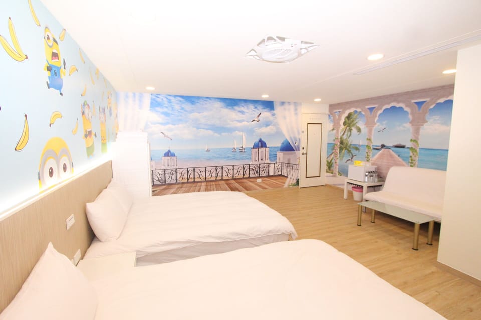 Family Room | Down comforters, individually decorated, free WiFi