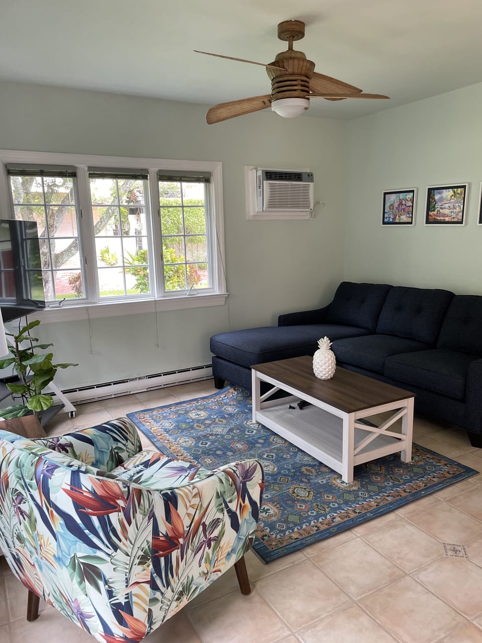 Living room facing north