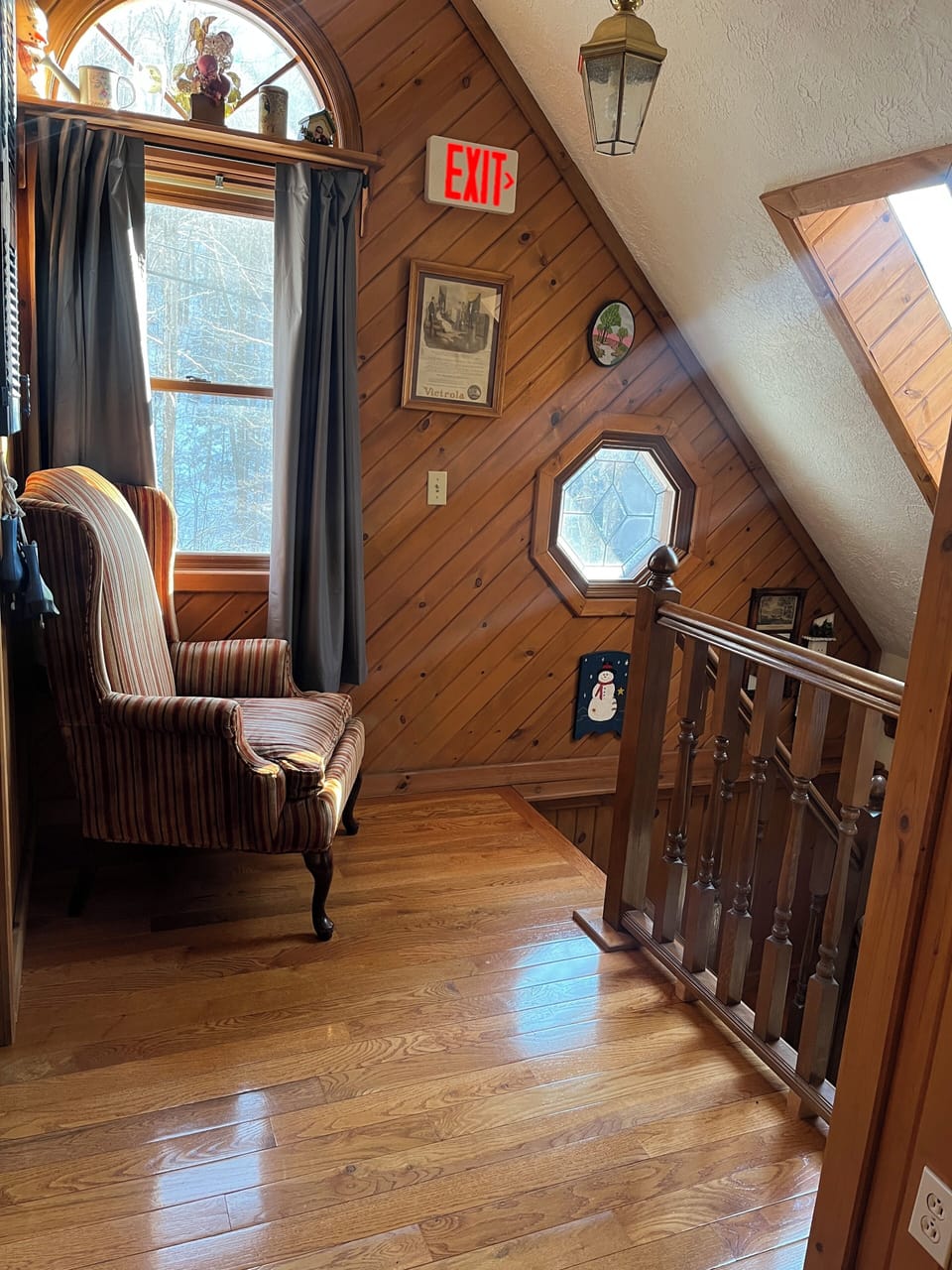 Upstairs hallway.