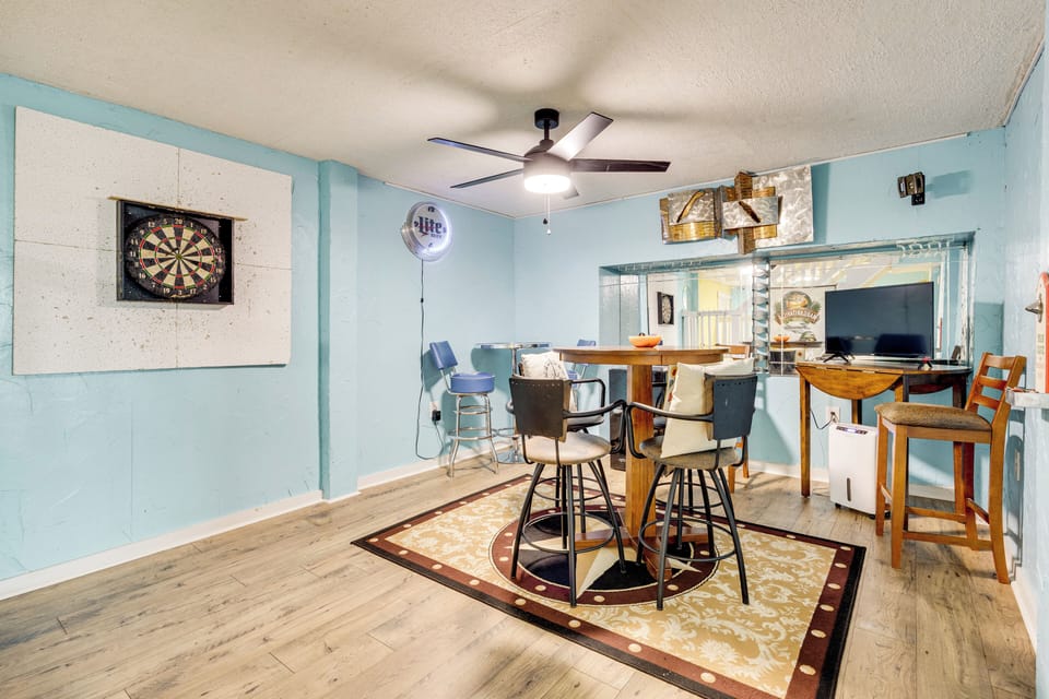 Lounge | Ground Floor | Dining Areas | Dartboard | Wall A/C Unit