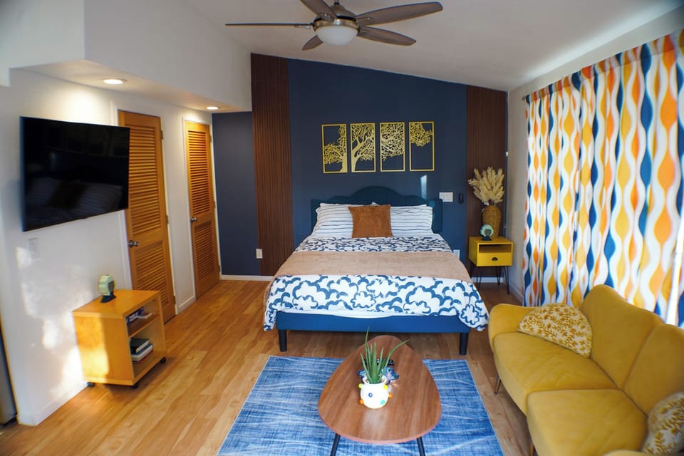 Retro Style Living Space 😎.    All NEW Fresh clean Retro River style living