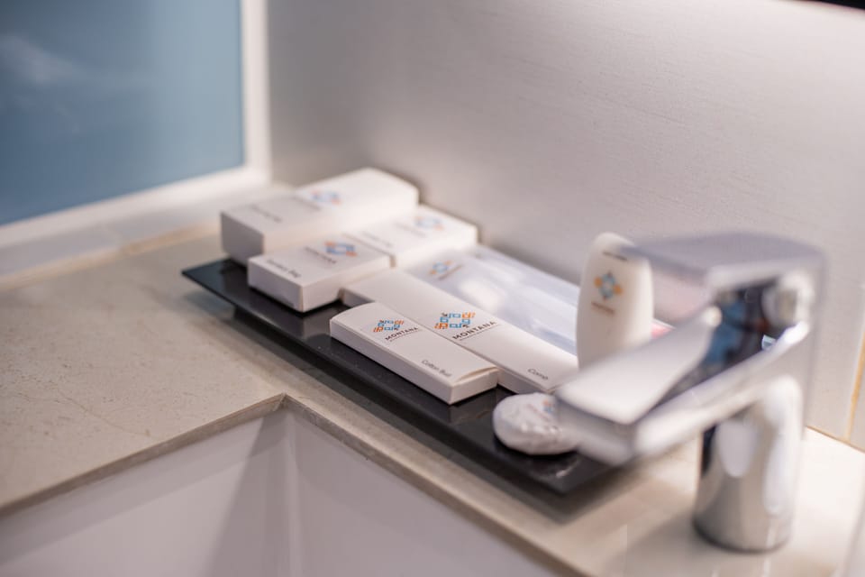 Suite room | Bathroom | Free toiletries, hair dryer, slippers