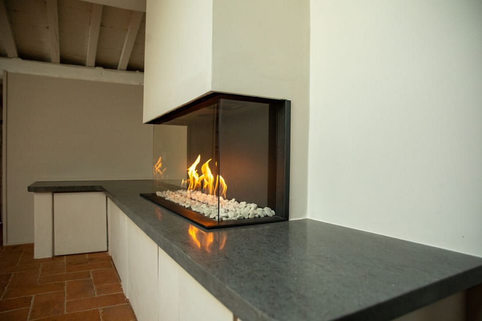 top floor bedroom fireplace