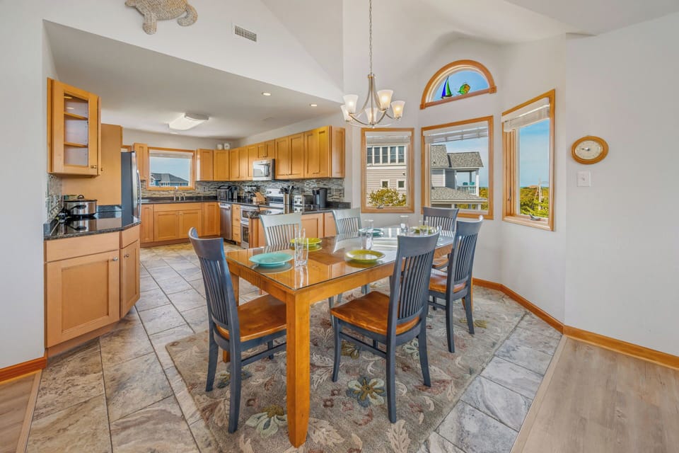 Surf or Sound Realty - 1155 - Hatteras Hideout - Dining Area -3