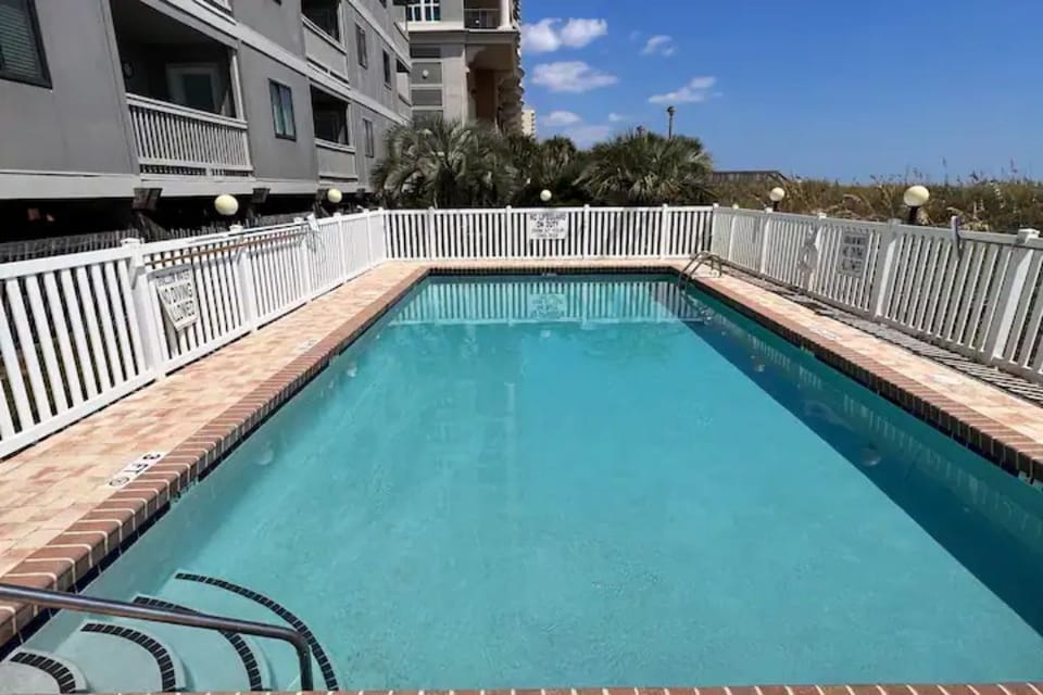 Community Pool is at the beach entrance