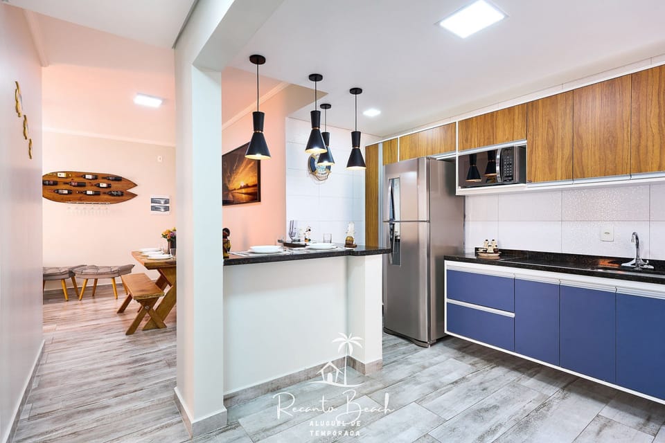 Apartment | Private kitchen | Full-size fridge, microwave, oven, stovetop