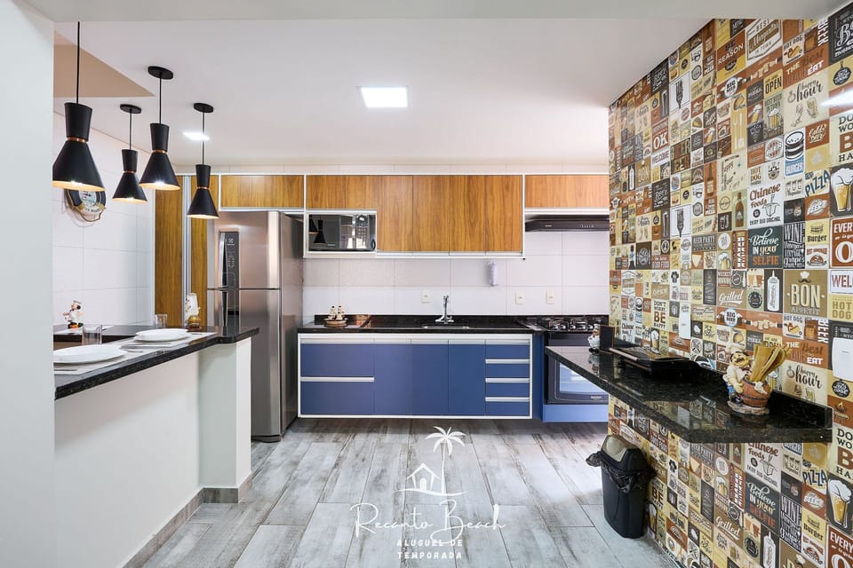 Apartment | Private kitchen | Full-size fridge, microwave, oven, stovetop
